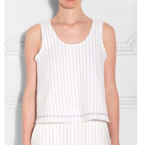 Alexander Wang Tops - T Alexander Wang Striped Burlap Top